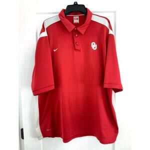 Oklahoma Sooners Nike Dry Fit Golf Polo Men’s 2XL